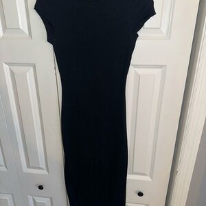 Wild Fable Black Midi Dress